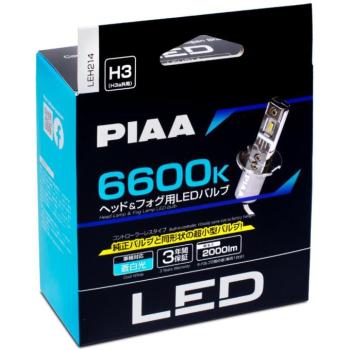 PIAA Gen4 LED csere H3 6600K autólámpákhoz, beépített indítóval kép