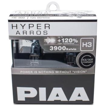 PIAA Hyper Arros 3900K H3 + 120% növelt fényerő, 2 db kép