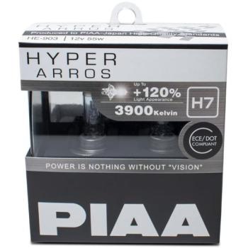 PIAA Hyper Arros 3900K H7 - 120 százalékkal fényesebb, megnövelt világosság kép