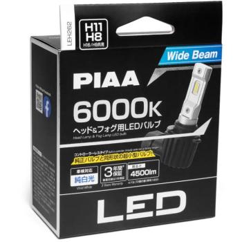 PIAA Super Bright Series LED autóizzó-helyettesítő, H8/H9/H11/H16 foglalattal kép