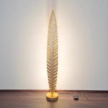 PIETRO álló világítás, arany színű, magasság 152 cm, fém, 6 x G4 kép