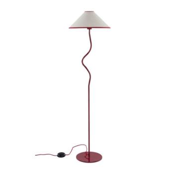 Piros-fehér textil dimmelhető állólámpa (magasság 148 cm) Juliet – Jotex kép