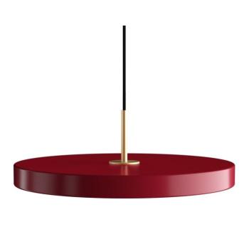 Piros LED függőlámpa fém búrával ø 43 cm Asteria Medium – UMAGE kép