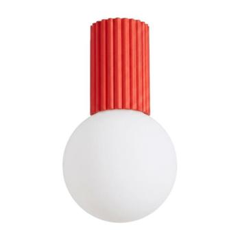 Piros opálüveg mennyezeti lámpa ø 12 cm Orbital – Sollux kép