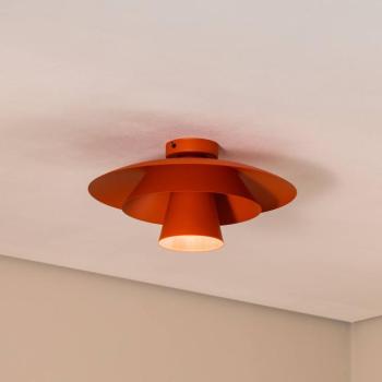 Plato mennyezeti világítás, narancssárga, fém, Ø 38 cm, E27