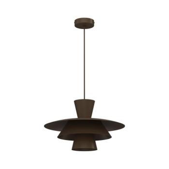 PLATO zsinóros függőlámpa 1xE27/15W/230V barna 5751 kép