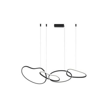 PND-22412-S4-BK - LED csillár kábeles felfüggesztéssel FONTE LED/60W/230V fekete PND-22412-S4-BK kép