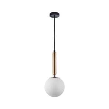 PND-2324-1 GD+OPA - Csillár zsinóron RAVENA 1xE27/10W/230V fekete/arany PND-2324-1 GD+OPA kép