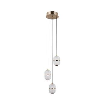 PND-34375-3-HBR - LED csillár kábelen ALANI 3xLED/5W/230V 3000K aranyszínű PND-34375-3-HBR