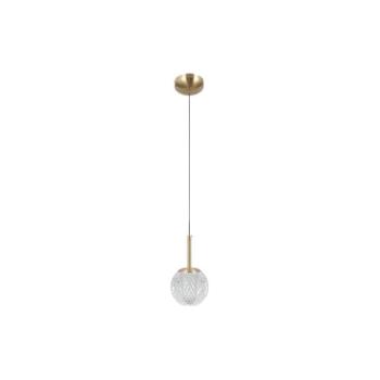 PND-40827-1-HBR-CL - PADRI kábellel függesztett függőlámpa 1xG9/5W/230V aranyszínű PND-40827-1-HBR-CL