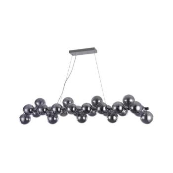 PND-5252-A-25-CH+SMK - Csillár zsinóron CABELLA 25xG9/28W/230V PND-5252-A-25-CH+SMK kép