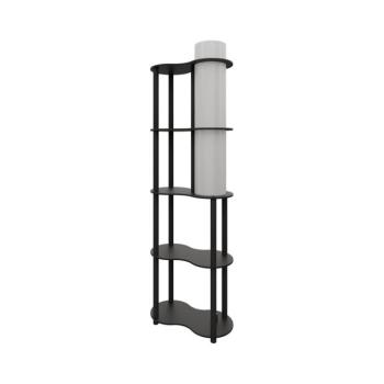 Polcos állólámpa NOTO 1xE27/40W/230V fekete 666PTR1105 kép