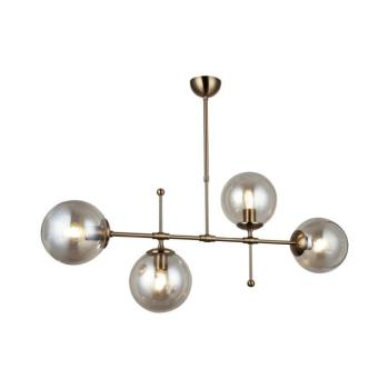 POLINO csillár rúddal 4xE27/40W/230V bronz 341LCA1158 kép