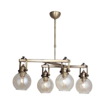 POLINO rudas csillár 4xE27/40W/230V, bronzszínű 341LCA1167 kép