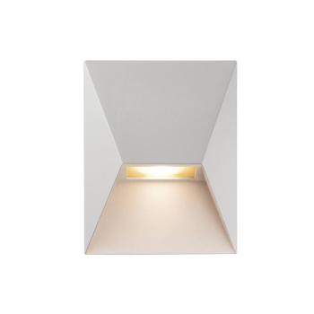 Pontio 15 kültéri fali lámpa, szélesség 15 cm, fehér kép