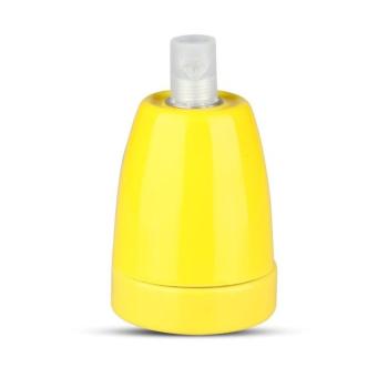 Porcelán függeszték, E27, sárga, V-TAC, 3801 kép