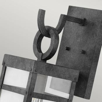 Porter kültéri fali lámpa, fekete, 47,4 cm magas kép