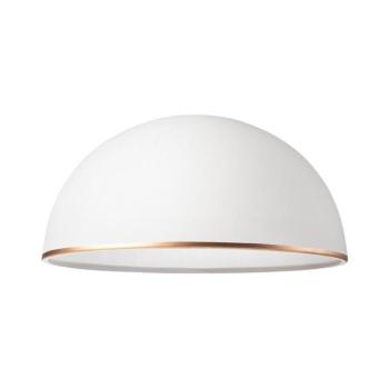 Pótüveg RETRO, ANTICO E27 csillárhoz, átmérő 30 cm, fehér/bronz klosz zwis 17 kép
