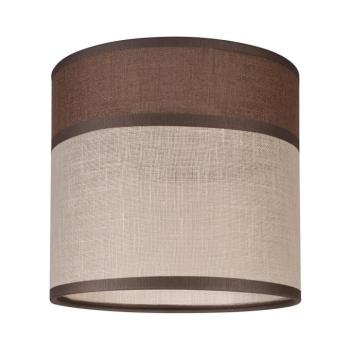 Pótló árnyékoló ANDREA E27, 16 cm átmérő, barna/beige shade 55 sonoma kép