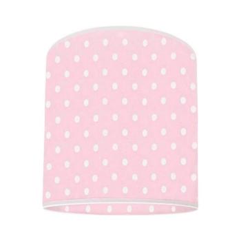 Pótló lámpabúra DOTS 15 cm átmérő, rózsaszín kép