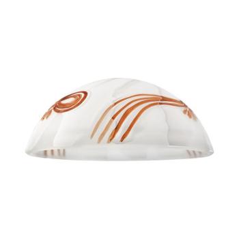 Pótló üveg SFERA E27 120x300 mm fehér/narancs klosz 40 kép