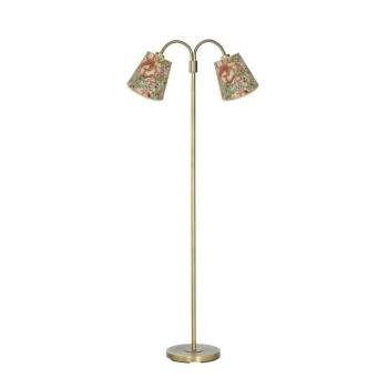 PR Home állólámpa Amy Cia Theo, színes/réz, 150 cm, 2 lámpás. kép