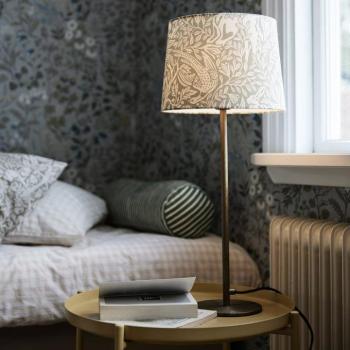 PR Home Asztali lámpa talp Sofia bodza szürke Ø 25cm Magasság 58cm kép