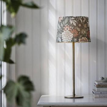 PR Home BASE DAHLIA asztali lámpa, zöld, magasság 58 cm, szövet kép