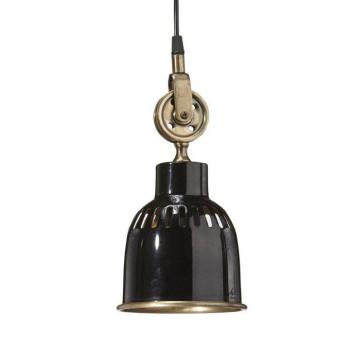 PR Home Cleveland függőlámpa 14 cm fekete/s.réz kép