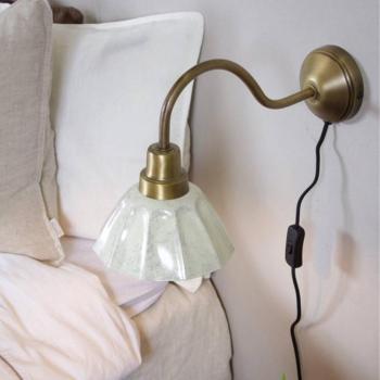 PR Home Ester fali lámpa, természetes fehér, kinyúlás 34 cm, fém kép