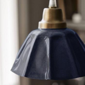PR Home Ester lógó világítás, kék, Ø 17 cm, csatlakozóval, E27 kép