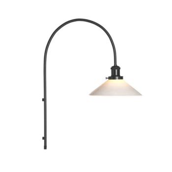 PR Home fali lámpa August, opál, sima üveg, Ø 25 cm kép