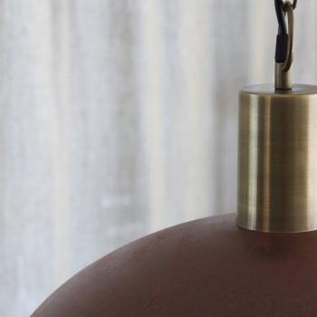 PR Home függőlámpa Alton, Ø 60 cm, rozsdaszínű, fém, E27 kép