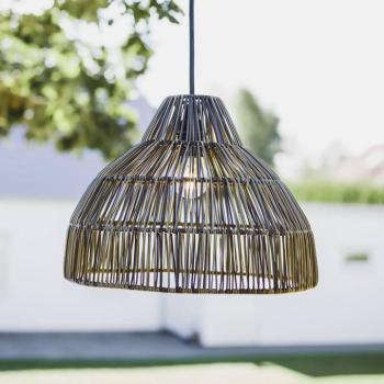 PR Home függőlámpa Bao, kültéri, IP44, szürke, kábel hossza 2,5m kép