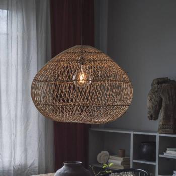 PR Home Karen függő lámpa rattan árnyék Ø 50 cm kép