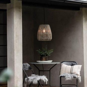 PR Home Saigon kültéri függőlámpa, szürke, Ø 38 cm, kábel 2,5m kép