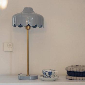 PR Home Wells asztali világítás, kék/arany színű, magasság 50 cm kép