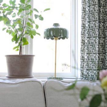 PR Home Wells asztali világítás, zöld/arany színű, magasság 50 cm kép