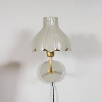 PR Home Wells fali lámpa, bézs/arany színű, 21 cm, fém kép