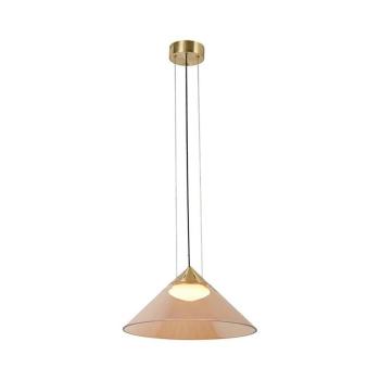 PRESTO kábeles csillár 1xGX53/10W/230V átm. 42 cm arany/füstös bézs 31-51042 kép