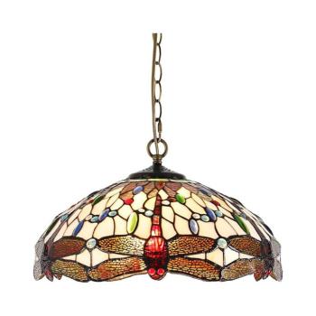 Prezent - Csillár láncon TIFFANY 2xE27/60W/230V kép