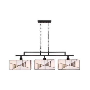 Prezent - Csillár láncon TIFFANY 3xE27/60W/230V kép