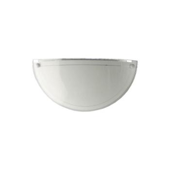 Prezent 1421 NS - Csereüveg DISC E27 fali lámpához, 12,5x25 cm, fehér 1421 NS kép
