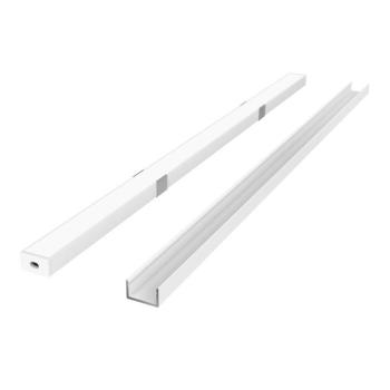 PRIME felületre szerelhető LED profil szett fehér - opál fedlappal, rögzítőkkel és végzárókkal, LED line, LL-203624 kép