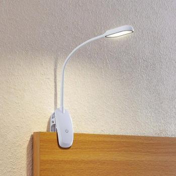 Prios LED-es bilincslámpa Najari, magasság 51 cm, fehér, újratölthető kép