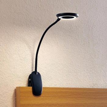 Prios LED-es Harumi bilincslámpa, fekete, újratölthető akkumulátor, USB, kép