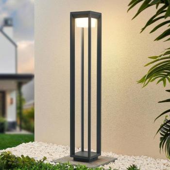 Prios LED-es útvilágító lámpa Gamion, 90 cm, antracit, fém, IP54 kép