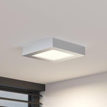 Prios LED mennyezeti lámpa Alette, ezüst, 17,2 cm, fényerőszabályzóval kép