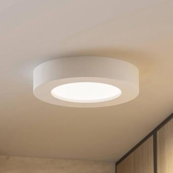 PRIOS LED mennyezeti világítás Edwina, fehér, 18 cm, CCT, IP44 kép