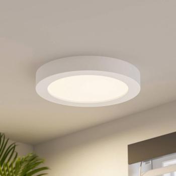 PRIOS LED mennyezeti világítás Edwina, fehér, 25 cm, CCT, IP44 kép